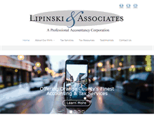 Tablet Screenshot of lipinskicpas.com